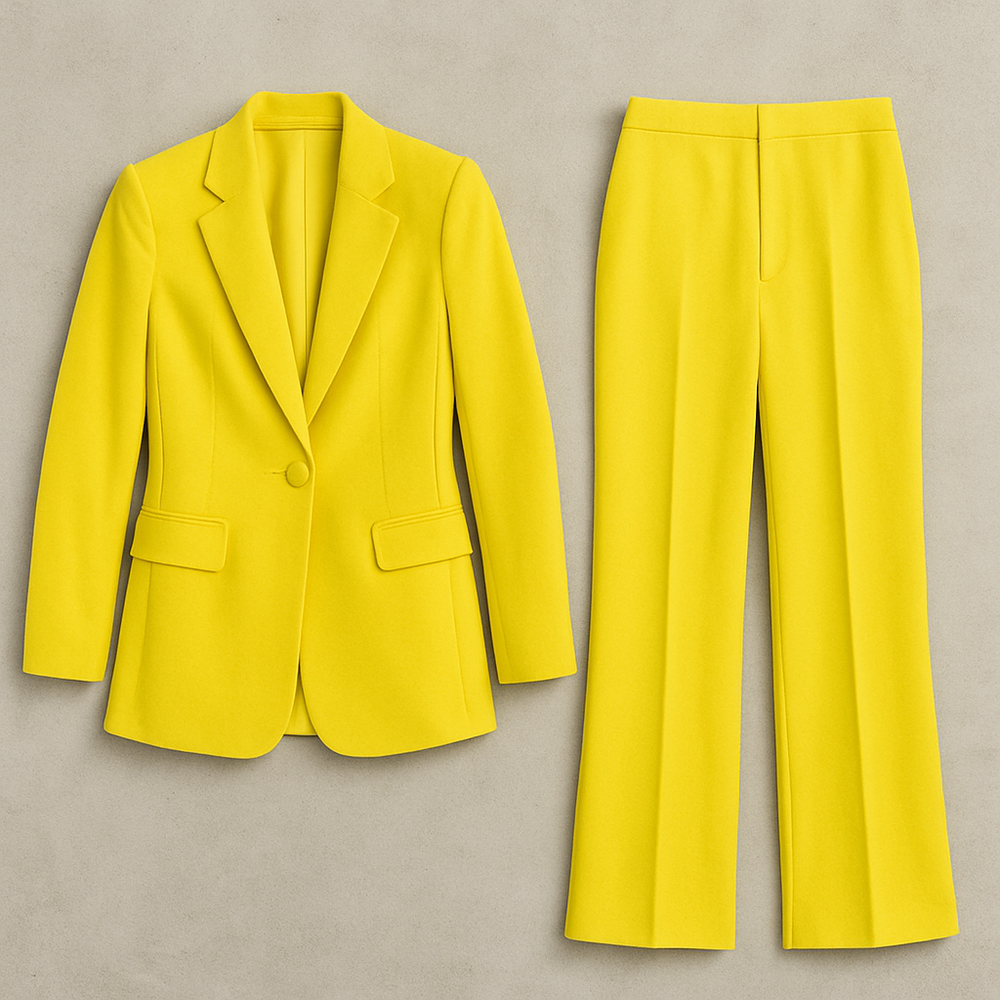 Elegantes Damen Anzugset | Blazer & Hose | Slim Fit Business