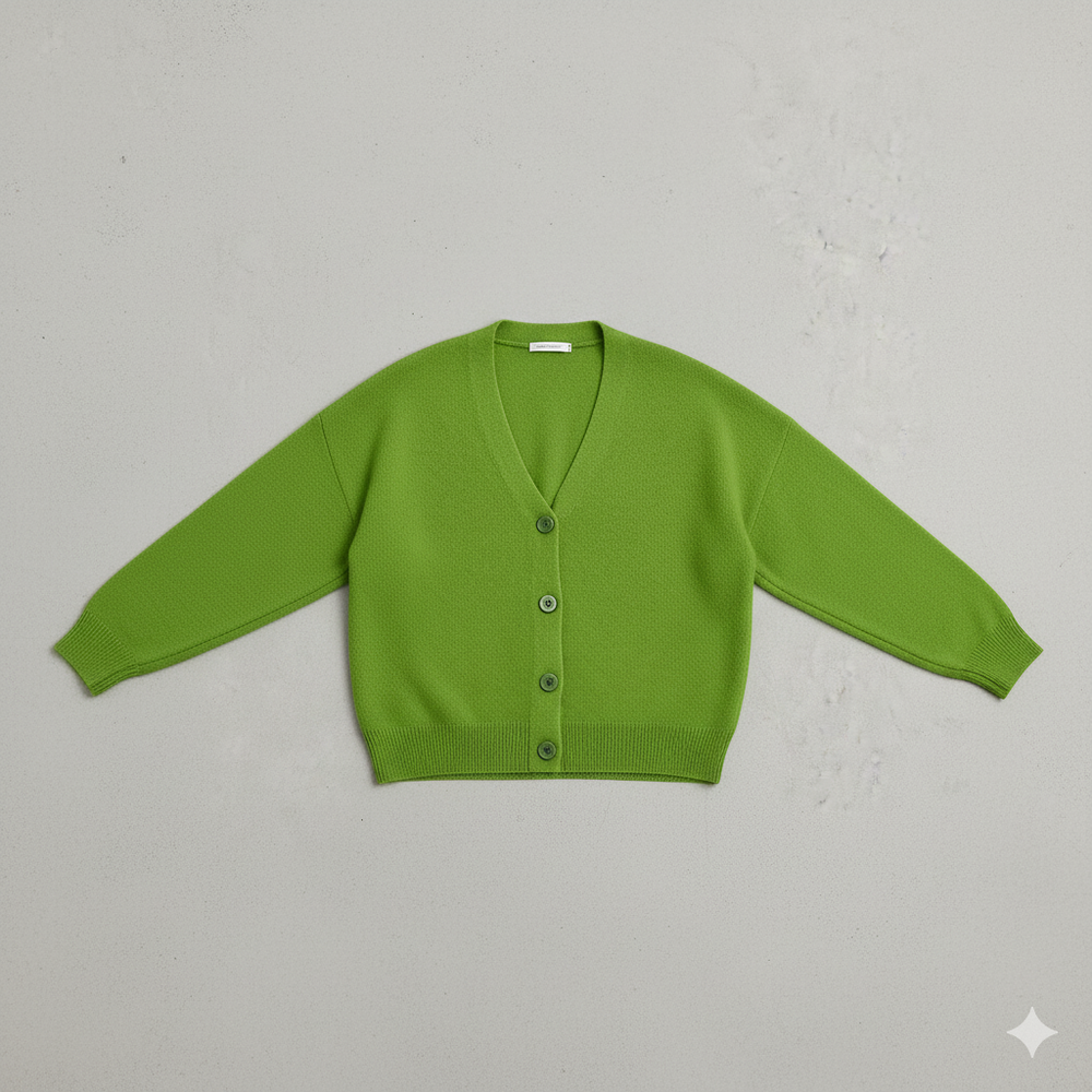 Damen Strickjacke mit V-Ausschnitt | Herbst & Übergang