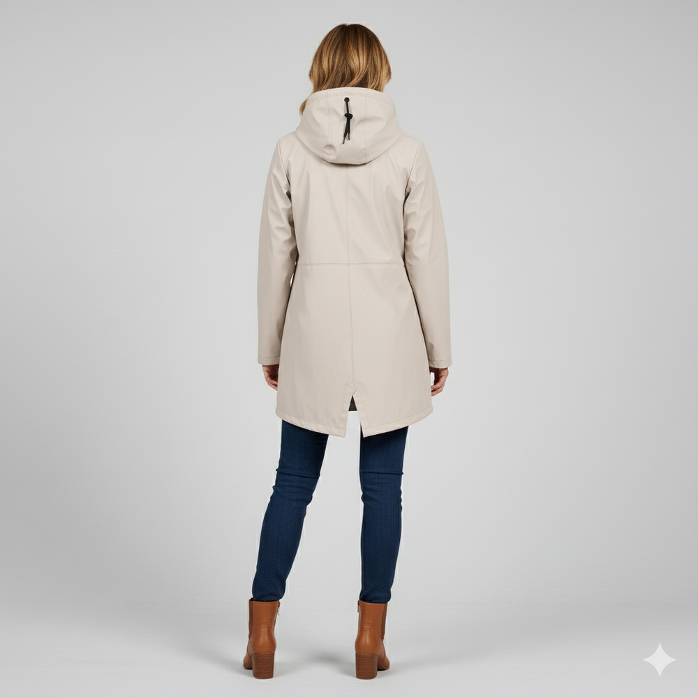 Damen Regenjacke mit Kapuze | Leicht & Wasserdicht | Übergang