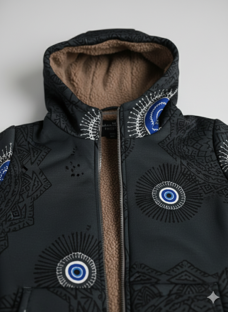 Damen Fleecejacke mit Kapuze | Plüsch & Kuschelig | Herbst/Winter