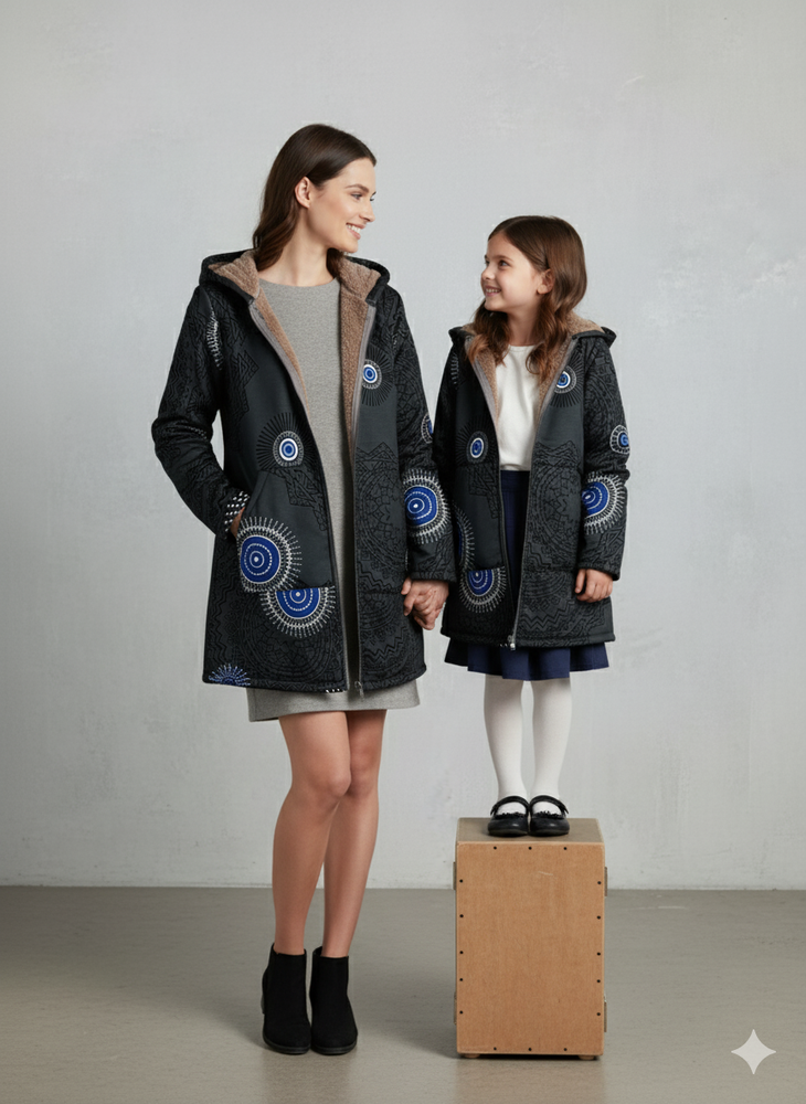 Damen Fleecejacke mit Kapuze | Plüsch & Kuschelig | Herbst/Winter