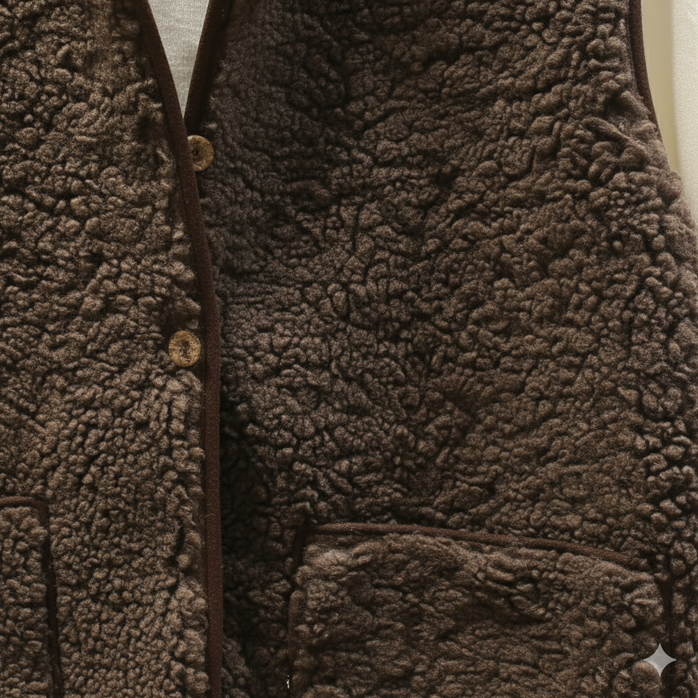 Kuschelige Damenweste aus Plüsch | Warm & Bequem für Herbst/Winter