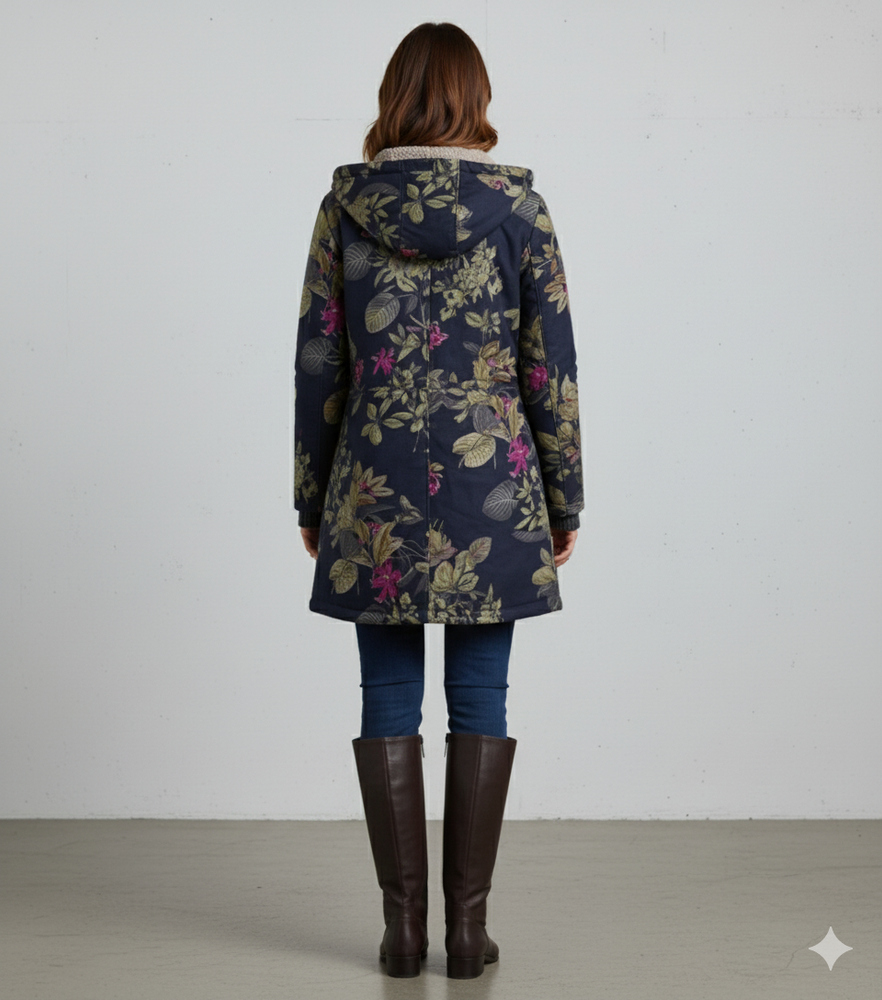 Damen Fleecejacke mit Kapuze | Plüsch & Kuschelig | Herbst/Winter