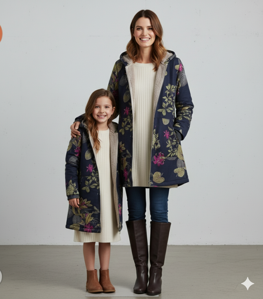 Damen Fleecejacke mit Kapuze | Plüsch & Kuschelig | Herbst/Winter