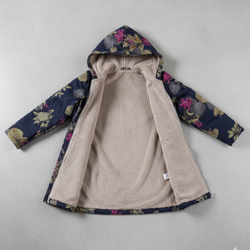 Damen Fleecejacke mit Kapuze | Plüsch & Kuschelig | Herbst/Winter