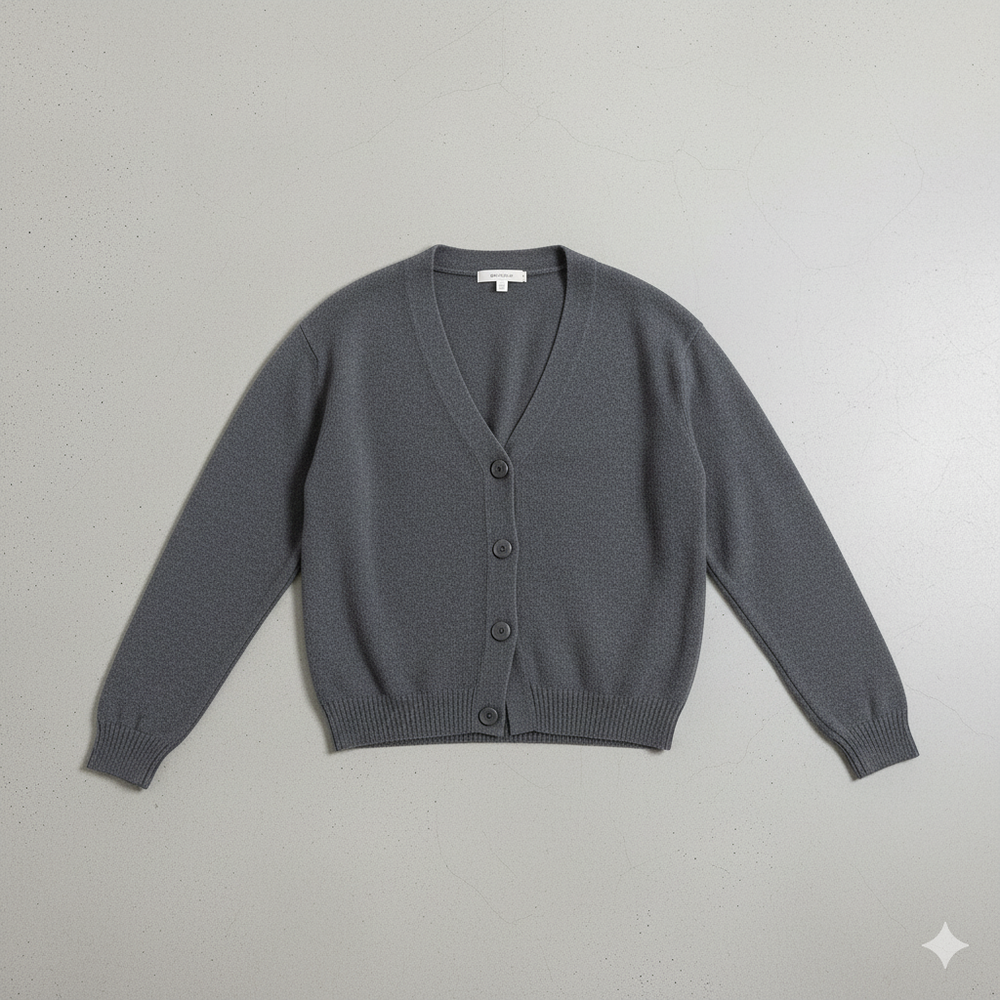 Damen Strickjacke mit V-Ausschnitt | Herbst & Übergang