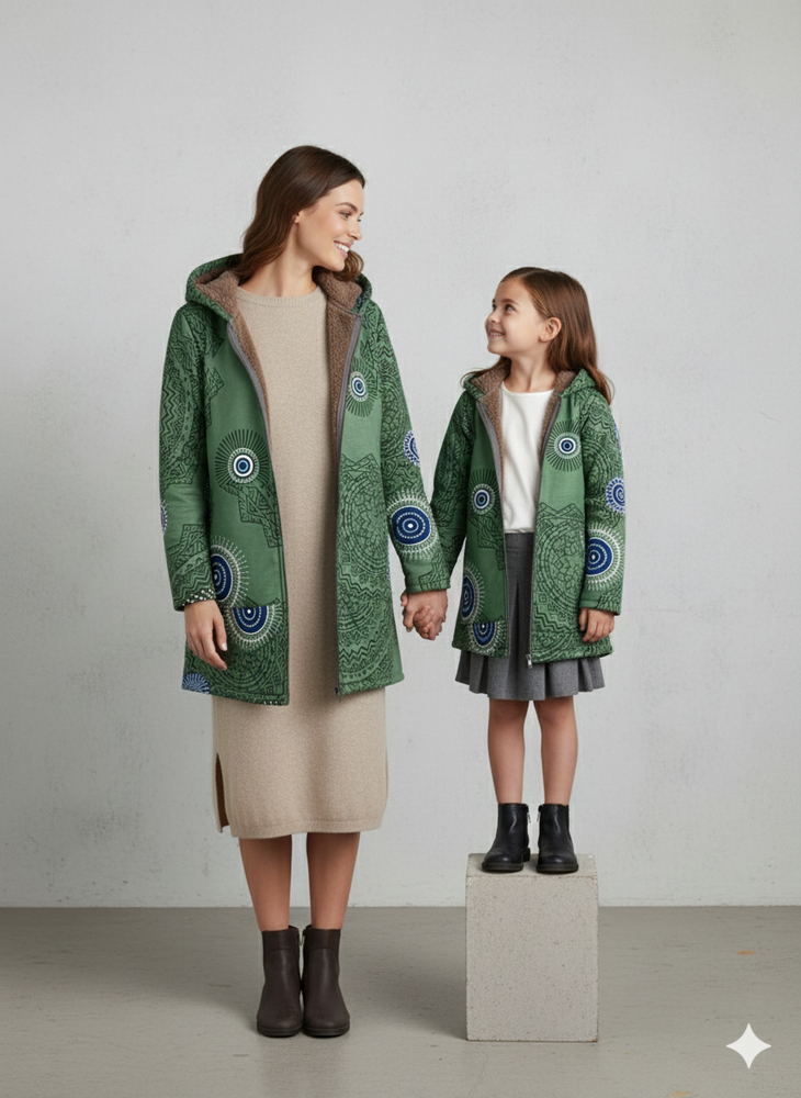 Damen Fleecejacke mit Kapuze | Plüsch & Kuschelig | Herbst/Winter