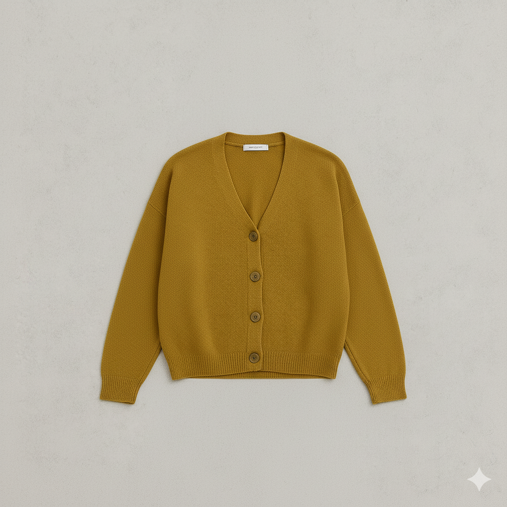 Damen Strickjacke mit V-Ausschnitt | Herbst & Übergang