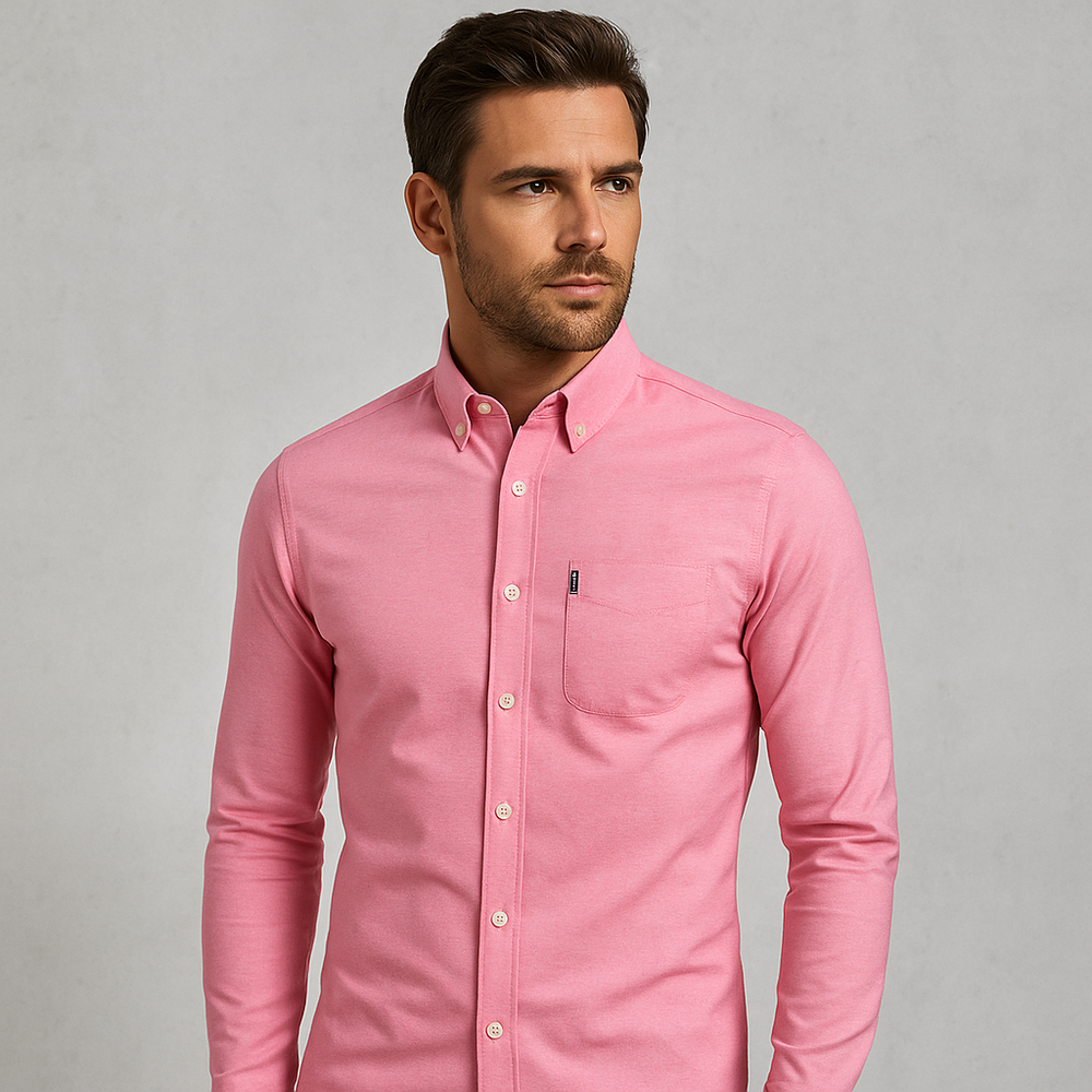 Herren Slim Fit Businesshemd | Atmungsaktiv & Herbst