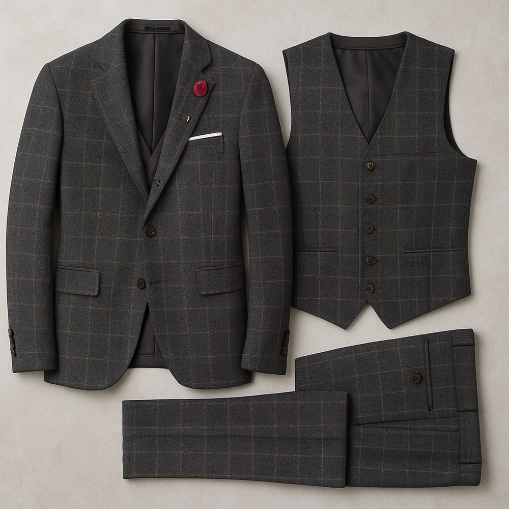 Herren Anzug 3-teilig Slim Fit | Elegant & Festlich