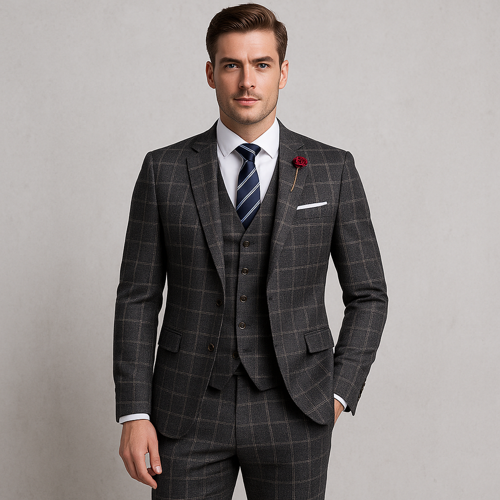 Herren Anzug 3-teilig Slim Fit | Elegant & Festlich