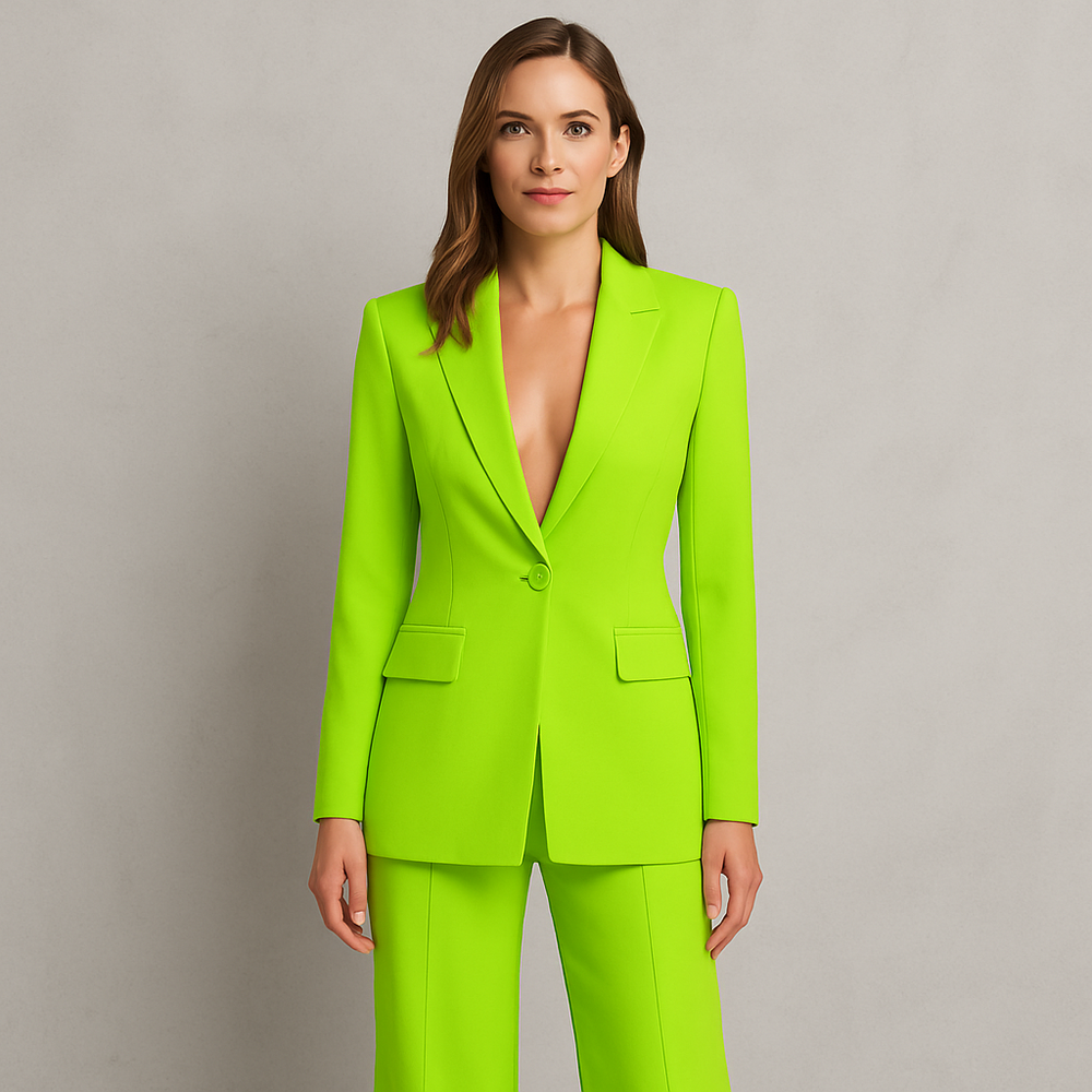 Elegantes Damen Anzugset | Blazer & Hose | Slim Fit Business