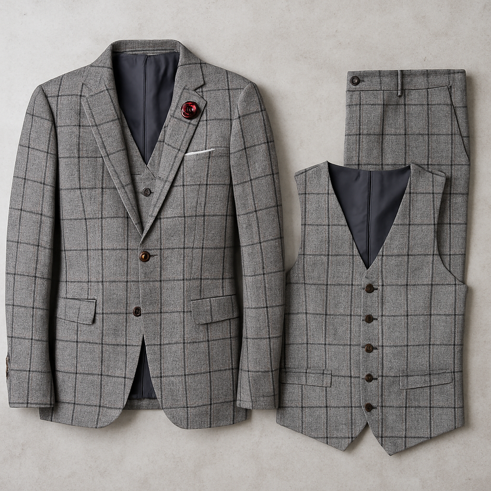 Herren Anzug 3-teilig Slim Fit | Elegant & Festlich