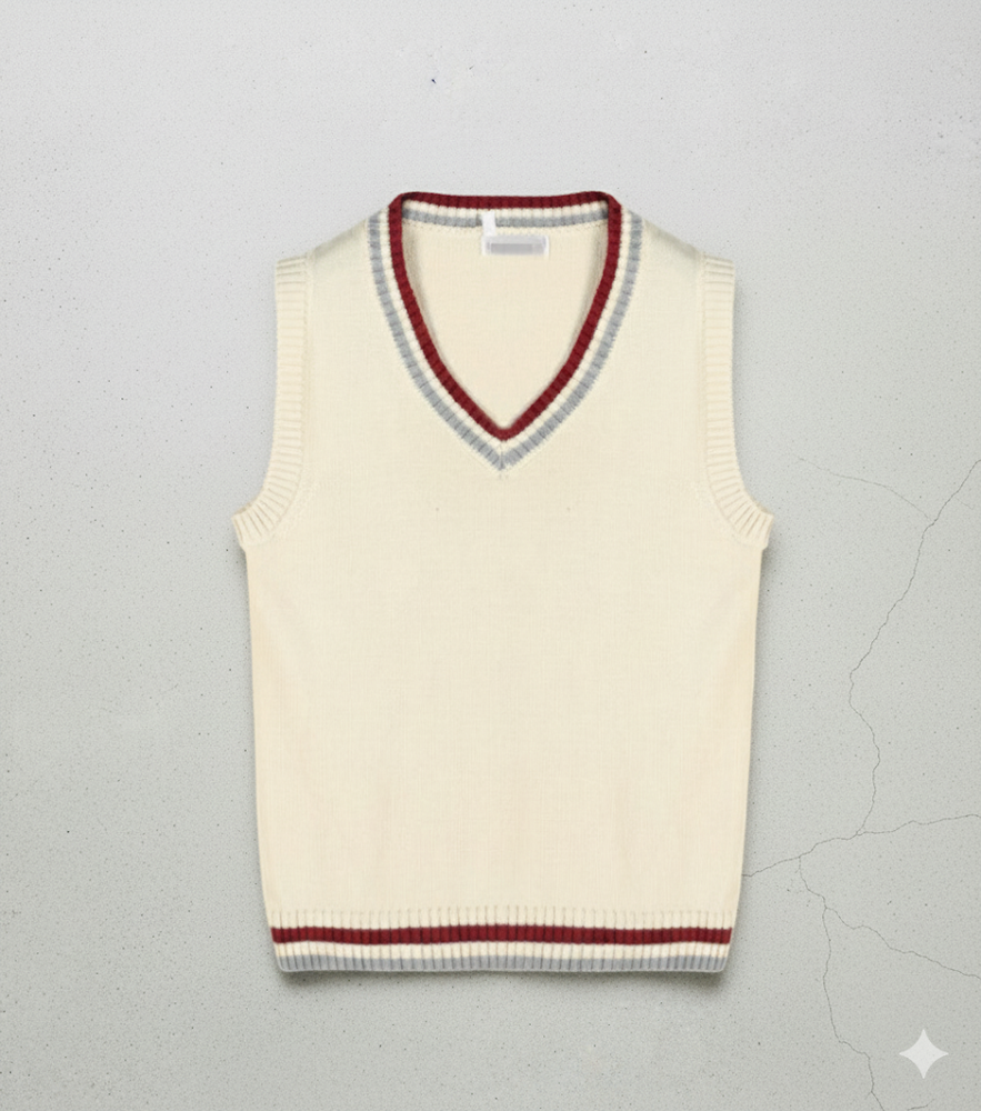 Herren Strickweste im College Stil | Herbst | Übergröße