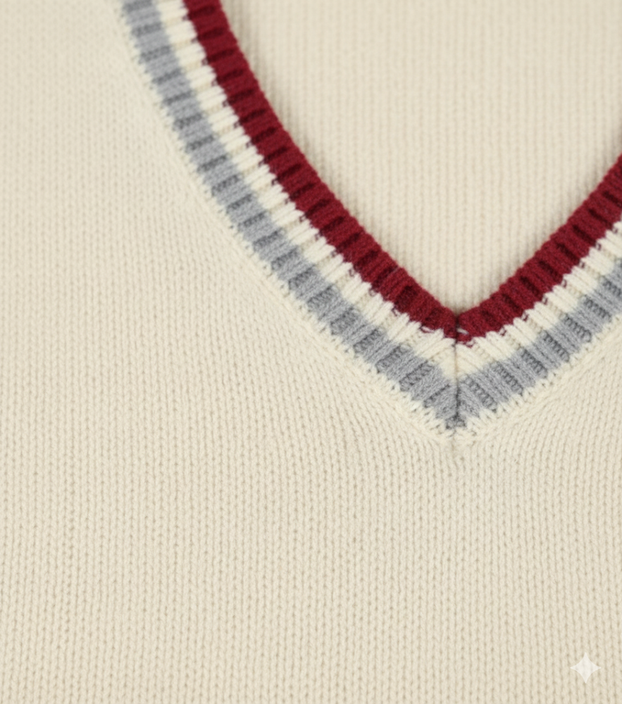 Herren Strickweste im College Stil | Herbst | Übergröße