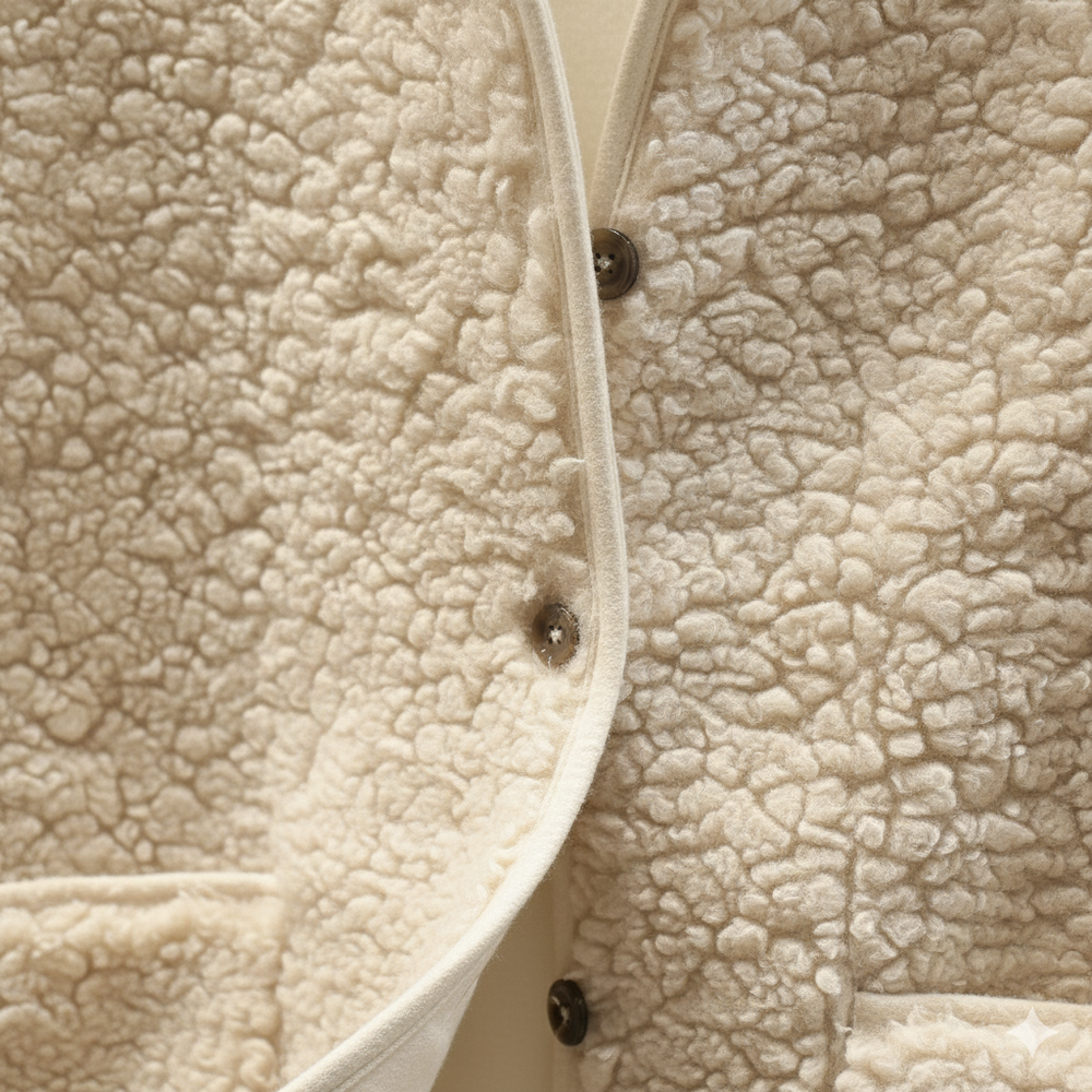 Kuschelige Damenweste aus Plüsch | Warm & Bequem für Herbst/Winter