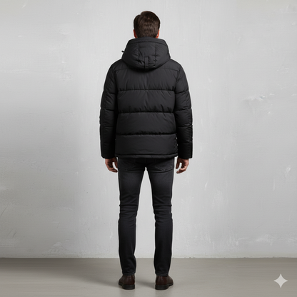 Warme Herren Daunenjacke mit Kapuze | Winter | Outdoor