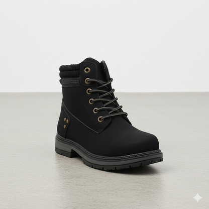 Damen Winterstiefel mit Fellfutter | Warme Schnür-Boots