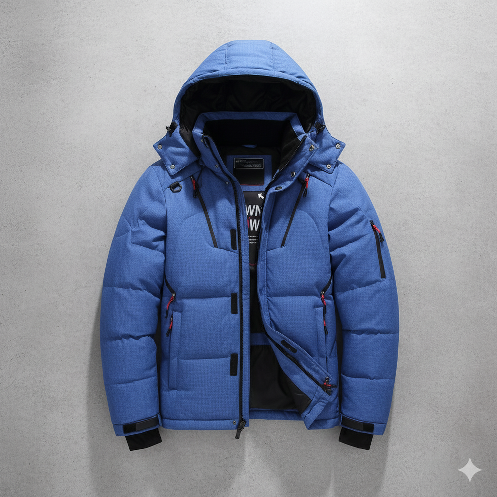 Warme Herren Daunenjacke mit Kapuze | Winter | Outdoor
