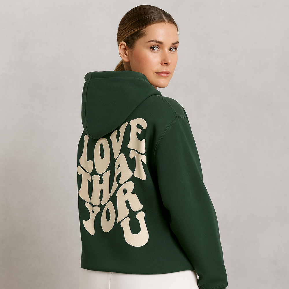 Damen Hoodie mit Statement Print | Lässig & Modern