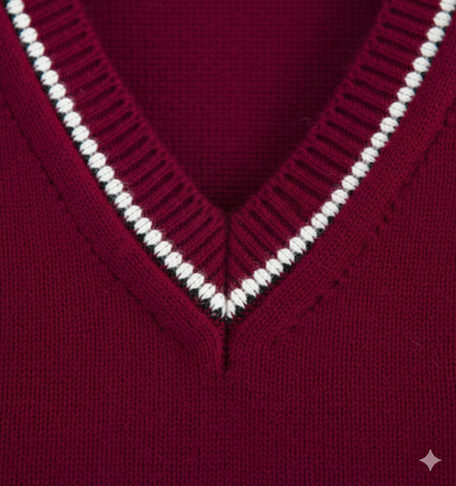 Herren Strickweste im College Stil | Herbst | Übergröße