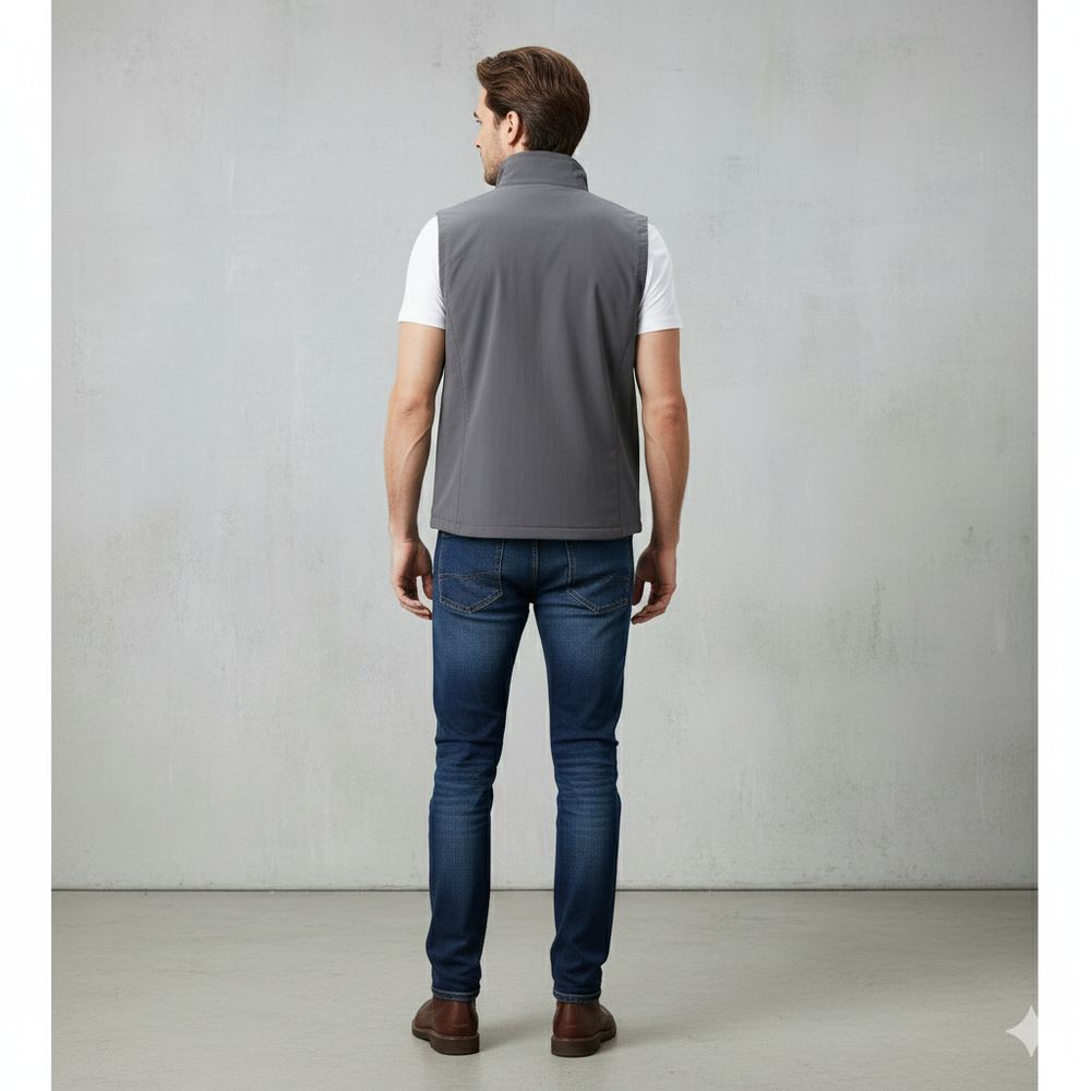 Herren Outdoor Weste mit Reißverschluss | Leicht & Atmungsaktiv