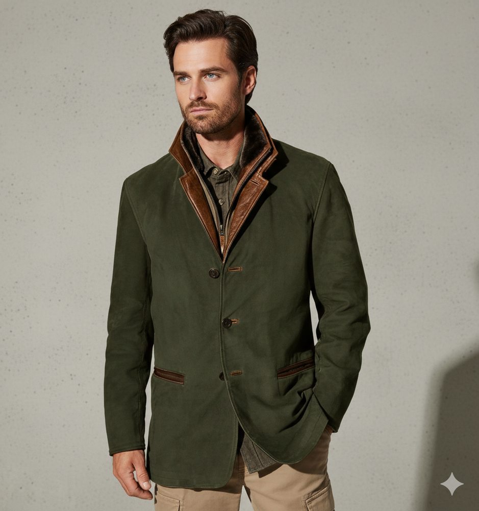 Herren Sakko aus Wildleder | Freizeit & Übergang | Herbst/Winter