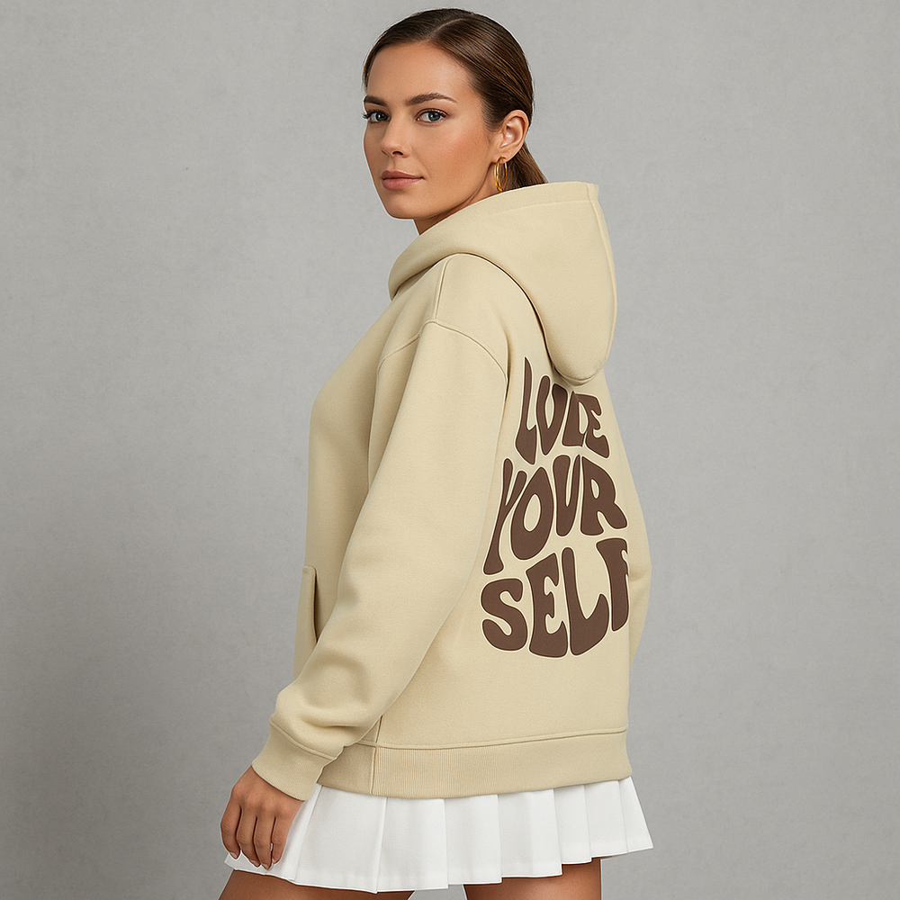 Damen Hoodie mit Statement Print | Lässig & Modern