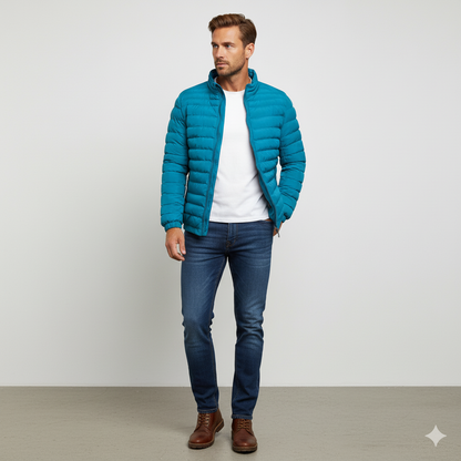 Leichte Herren Steppjacke | Herbst Winter Übergang