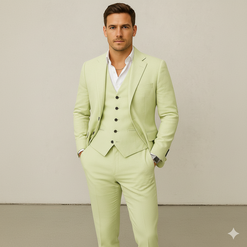 Leichter Herrenanzug aus Leinen | Herbst & Business