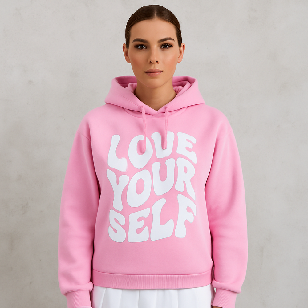 Damen Hoodie mit Statement Print | Lässig & Modern