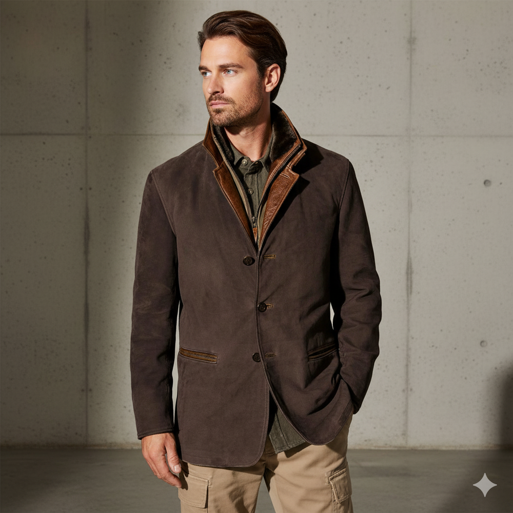 Herren Sakko aus Wildleder | Freizeit & Übergang | Herbst/Winter