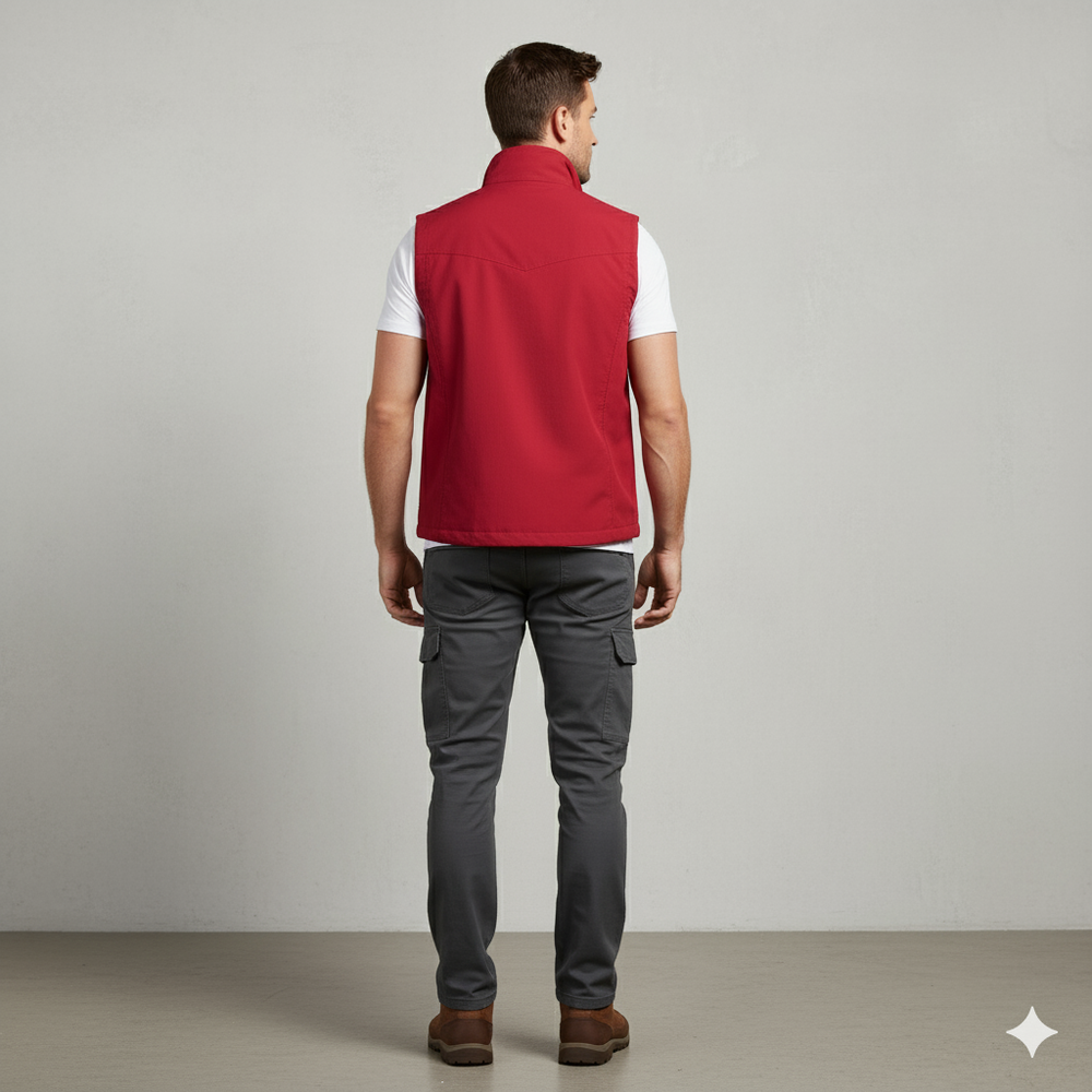 Herren Outdoor Weste mit Reißverschluss | Leicht & Atmungsaktiv