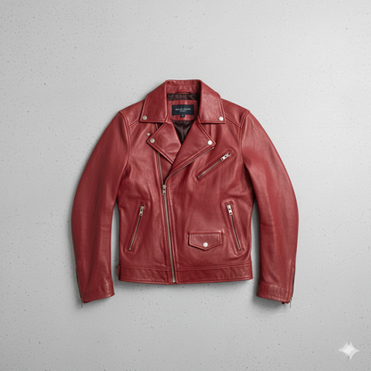 Herren Lederjacke im Biker-Stil | Modern & Lässig