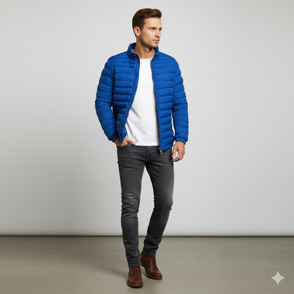 Leichte Herren Steppjacke | Herbst Winter Übergang