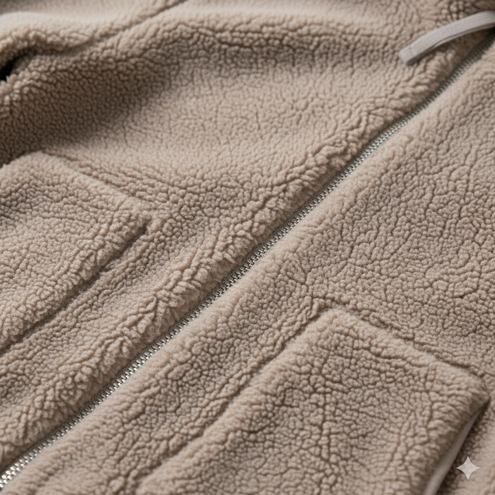 Damen Teddyjacke mit Reißverschluss | Kuschelig & Warm | Winter