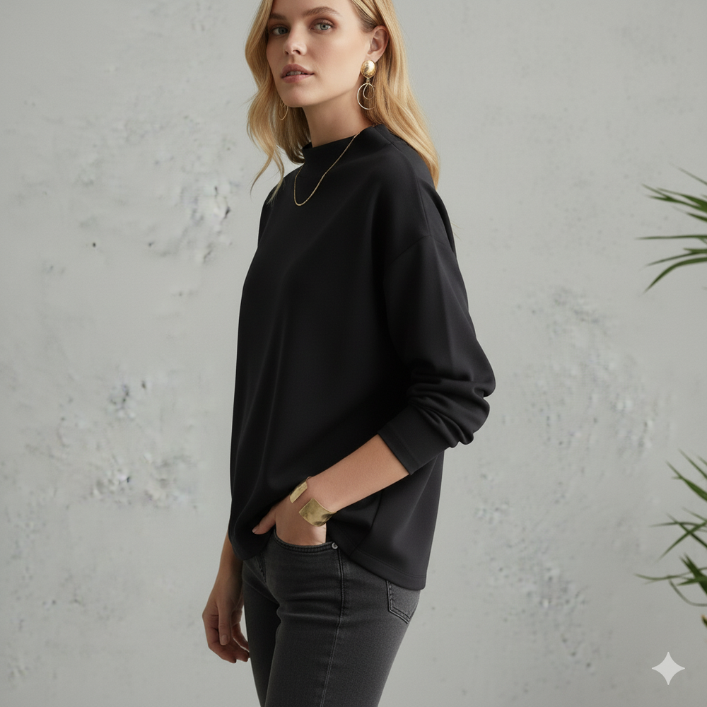 Lockerer Damenpullover mit weitem Schnitt | Elegant & Modern