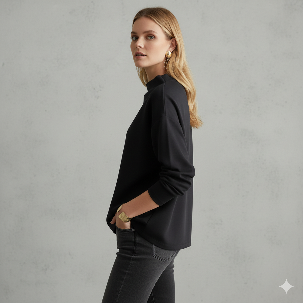 Lockerer Damenpullover mit weitem Schnitt | Elegant & Modern