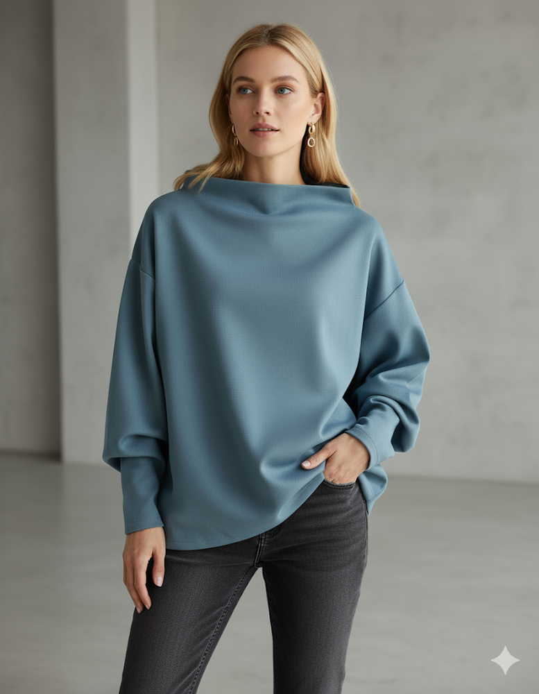 Lockerer Damenpullover mit weitem Schnitt | Elegant & Modern