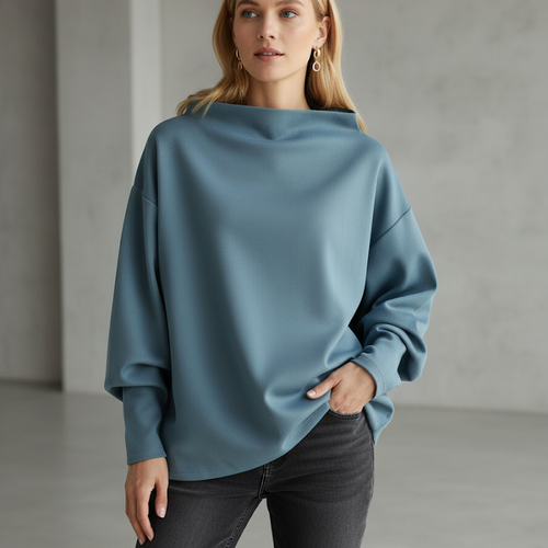 Lockerer Damenpullover mit weitem Schnitt | Elegant & Modern