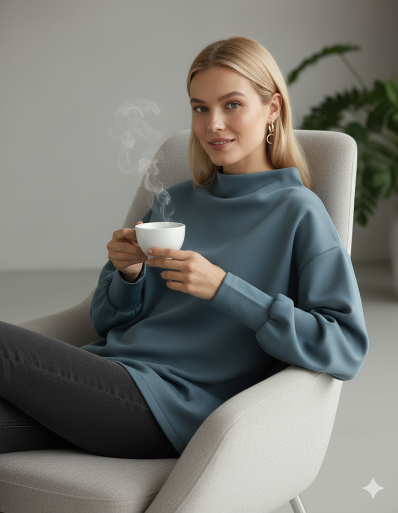 Lockerer Damenpullover mit weitem Schnitt | Elegant & Modern