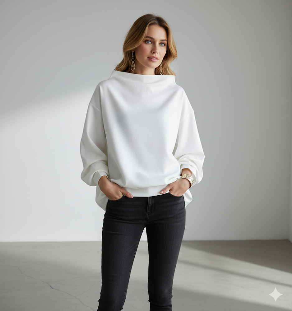Lockerer Damenpullover mit weitem Schnitt | Elegant & Modern