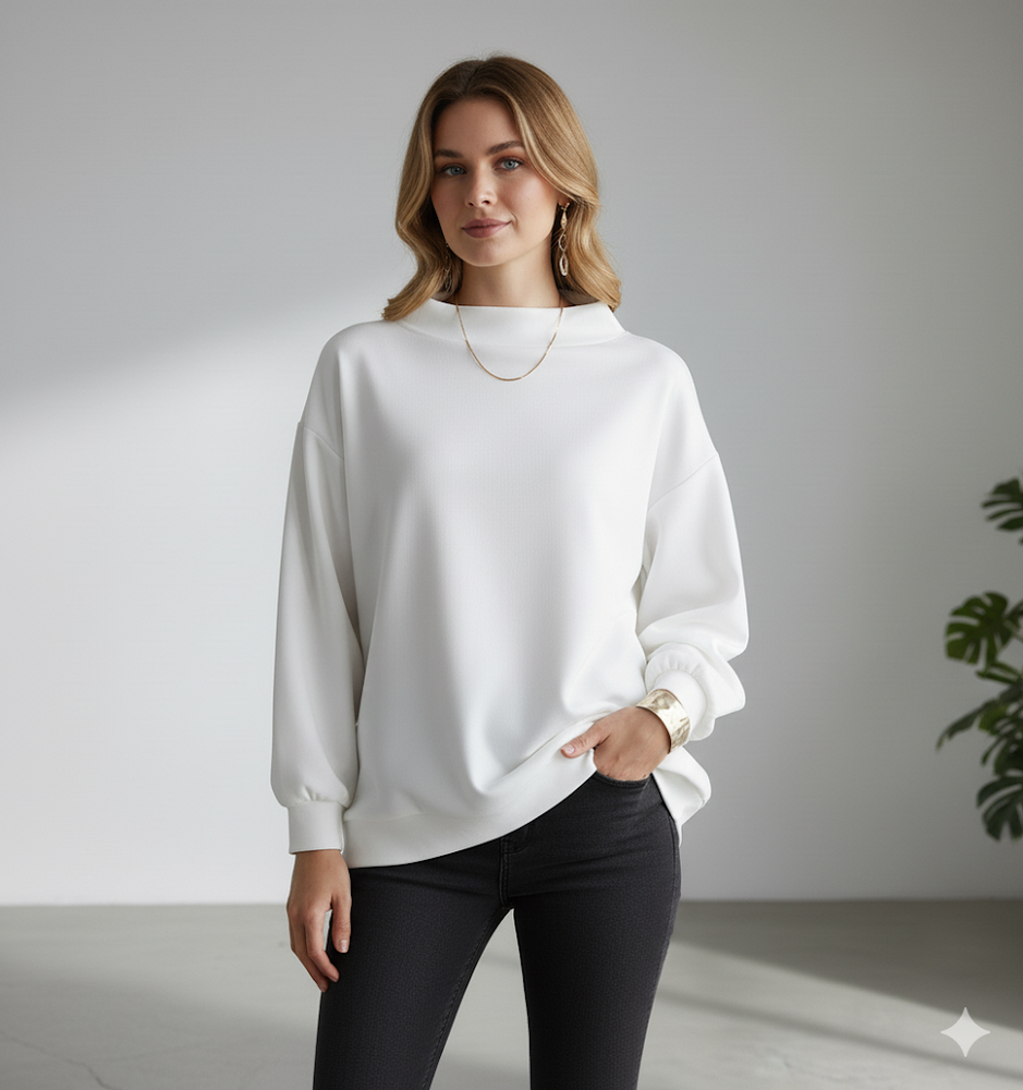 Lockerer Damenpullover mit weitem Schnitt | Elegant & Modern