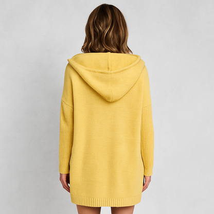 Damen Strickjacke mit Kapuze | Lässig & Übergang