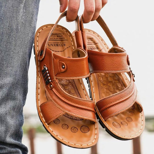 Grant – Herrensandalen aus Premium-Veganleder für den Sommer