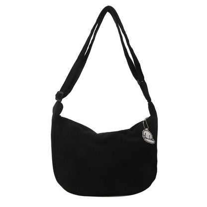 Sophia – Künstlerische Ein-Schulter-Messenger-Tasche aus Cord