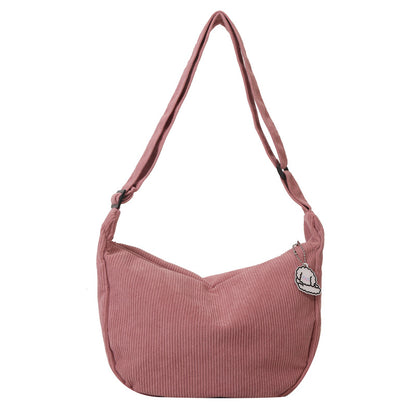 Sophia – Künstlerische Ein-Schulter-Messenger-Tasche aus Cord