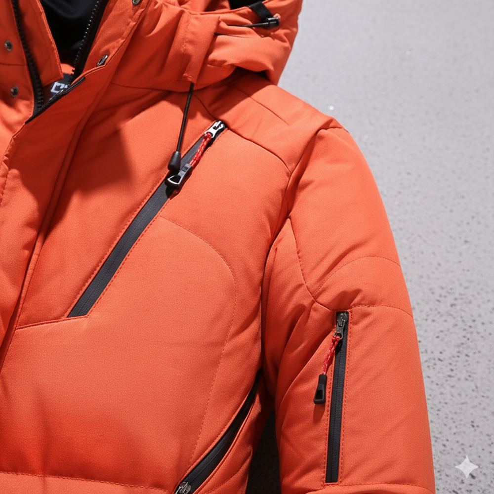 Herren Steppjacke mit Kapuze | Winter | Warm & Atmungsaktiv