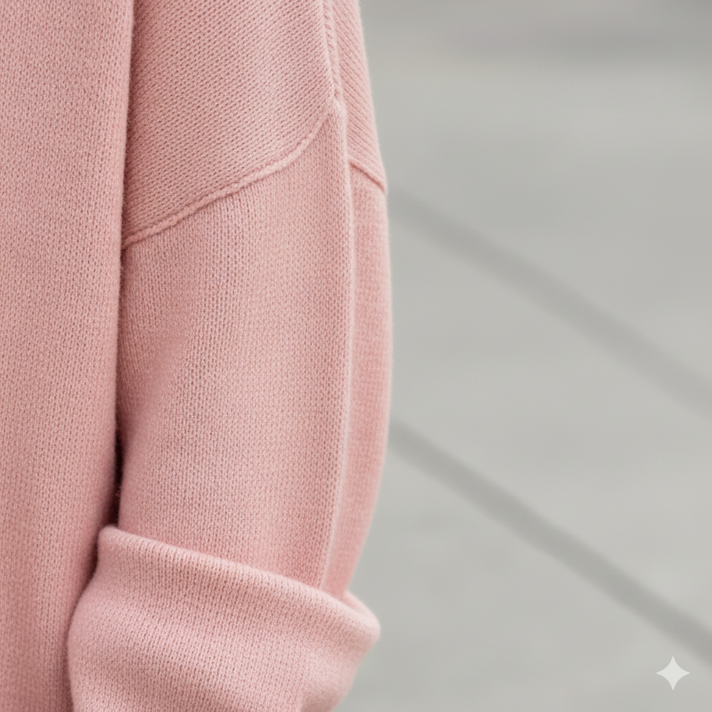 Damenpullover mit V Ausschnitt und Print | Freizeit