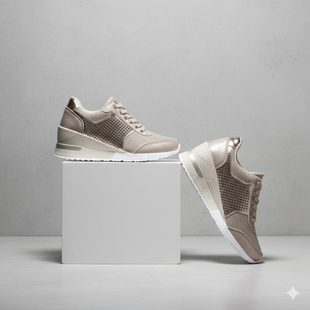 Damen Sneaker mit Keilabsatz | Bequem & Atmungsaktiv